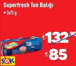 SUPERFRESH TON BALIĞI • 3X75 G SUPERFRESH TON BALIĞI • 3X75 G